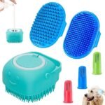 3PCS Dog Bath Brush Set: Shampoo & Grooming Solution