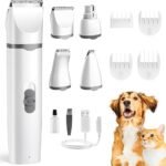 4-in-1 Cordless Dog Grooming Kit with Nail Grinder