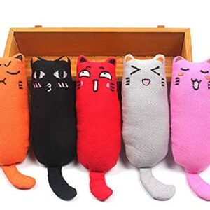 5Pcs Catnip Mice Toys - Bite Resistant Fun for Cats!