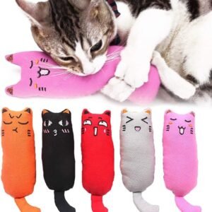 5Pcs Catnip Mice Toys - Bite Resistant Fun for Cats!