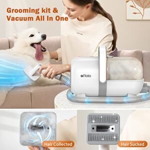 Afloia Dog Grooming Kit: Vacuum, Clippers & Tools Included!