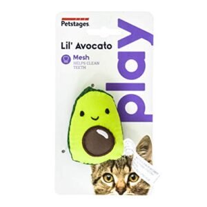 Catstages Lil' Avocato: Dental Health Catnip Chew Toy