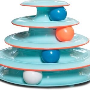 Chase Meowtain: 4-Tier Interactive Cat Track Toy