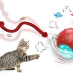 Chirping Red Cat Ball - Interactive Toy for Indoor Cats