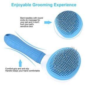 Depets Self-Cleaning Grooming Brush for All Pets