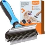 Effortless Shedding Relief: MalsiPree 2-in-1 Dog Grooming Brush