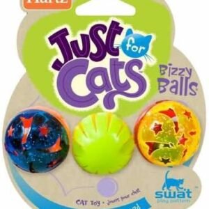 Engaging Hartz Bizzy Balls Cat Toy: Fun for All Breeds!