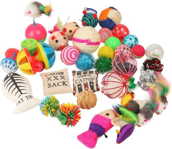 Fashion's Talk 20-Piece Cat Toys Variety Pack