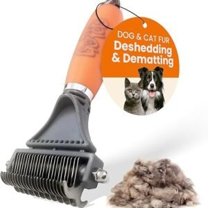 GoPets 2-Sided Dematting Comb for Dogs & Cats