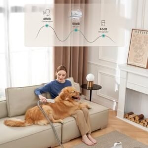 HiCOZY S1+ Quiet Dog Grooming Vacuum & Kit