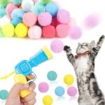 Interactive 31-Piece Cat Ball Launcher Toy Set