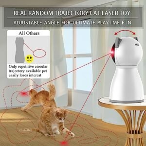 Interactive Rechargeable Laser Toy for Indoor Cats