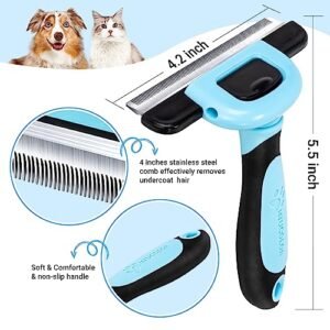 MIU COLOR Pet Grooming Brush - Reduce Shedding 95%