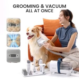 Oneisall Dog Grooming Vacuum & 7-in-1 Clipper Kit