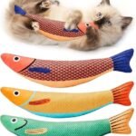Potaroma Catnip Fish Toys - 3 Pack Fun & Interactive