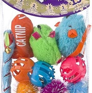 Ultimate 13-Piece Cat Toy Variety Pack for All Breeds