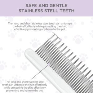 Ultimate Detangling Comb for Dogs & Cats - Gentle Grooming Tool